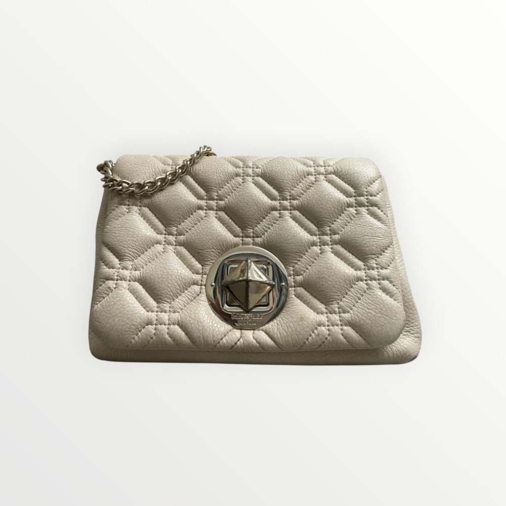 Kate Spade Astor Court Naomi Quilted Crossbody Bag Bone